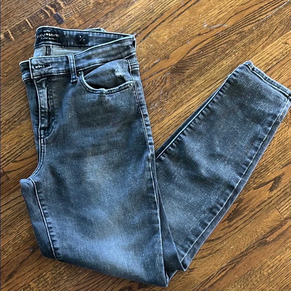 Lucky Brand Gray Ankle & Cropped Jeans